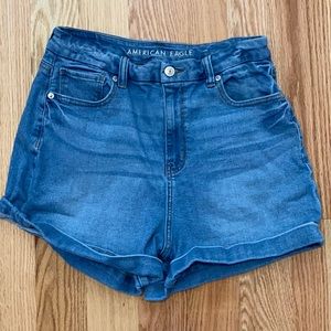 American eagle stretch mom shorts